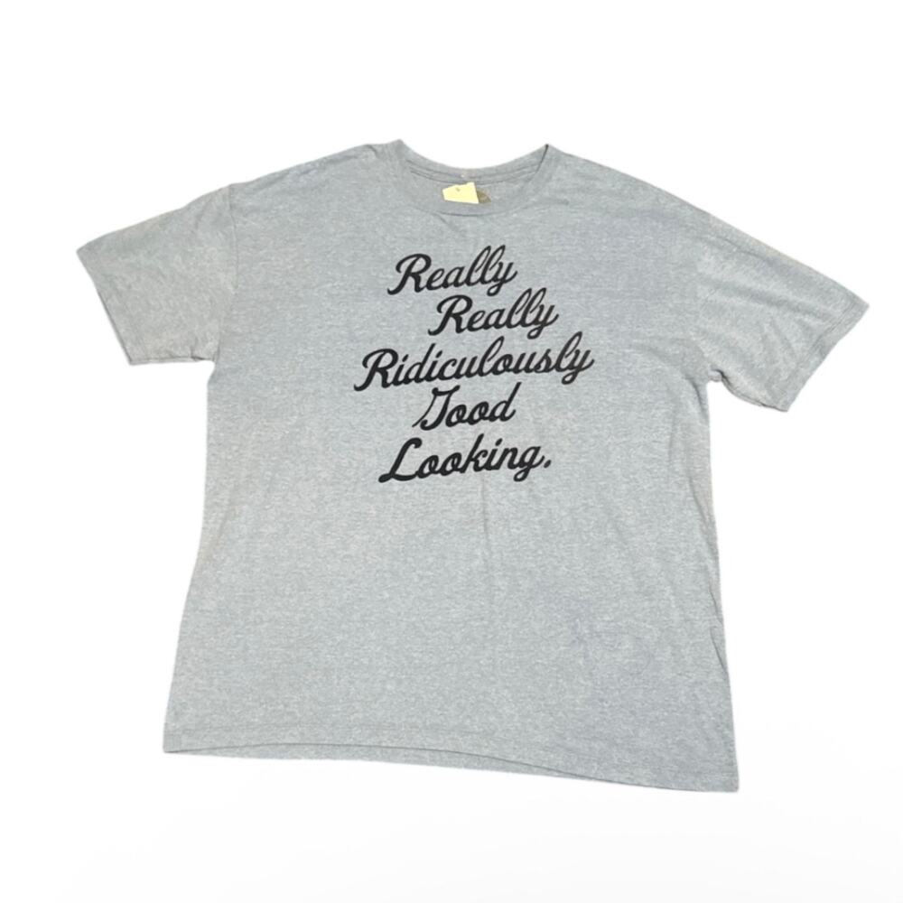 Really Ridiculously Good Looking Zoolander T-Shirt, Heathered Blue Men’s Large